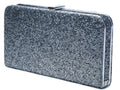 Couture Glitz Glitter Silver Bag, Lady Rectangle