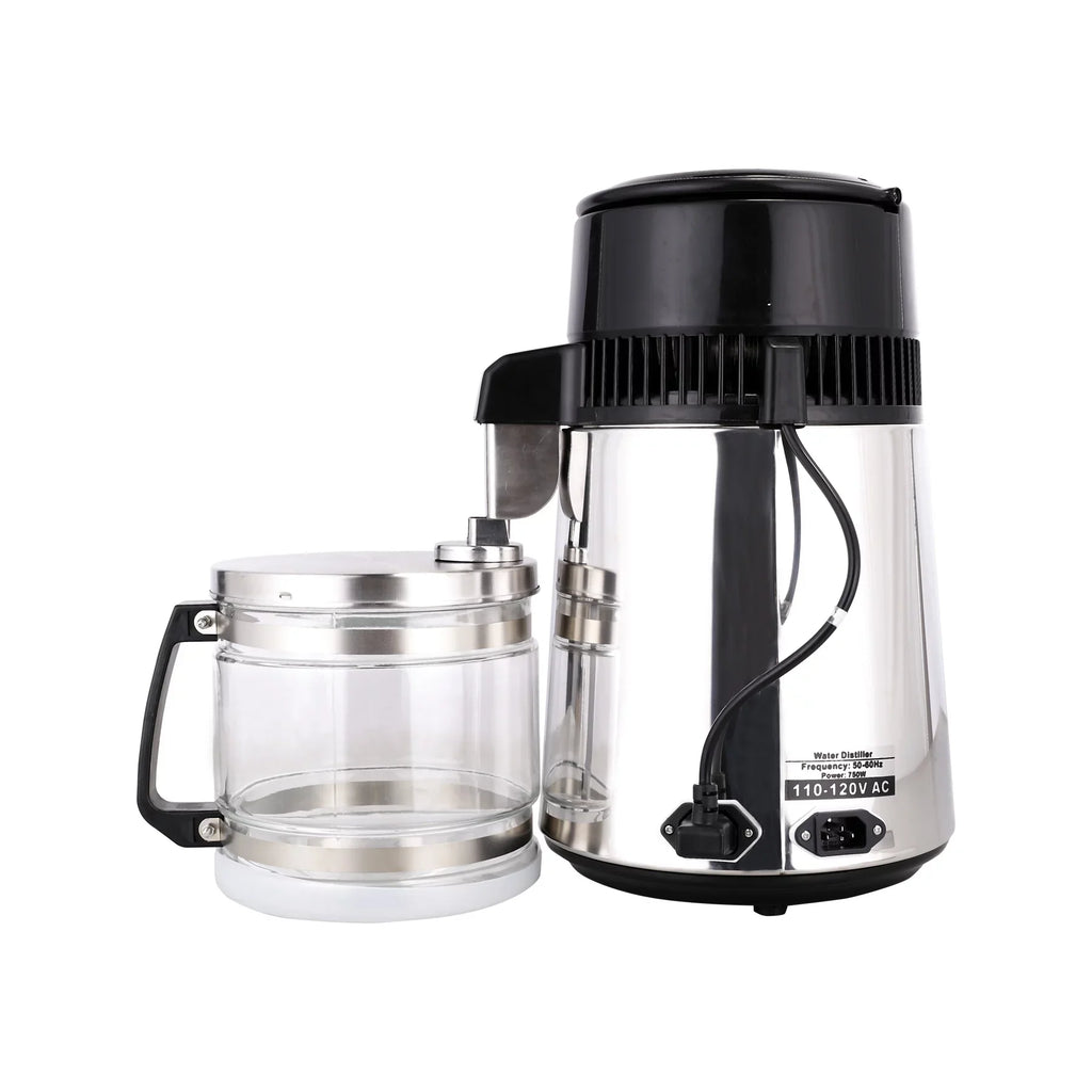 Machine Stainless 4L Purifier Home Water Glass Steel Bottle Distiller