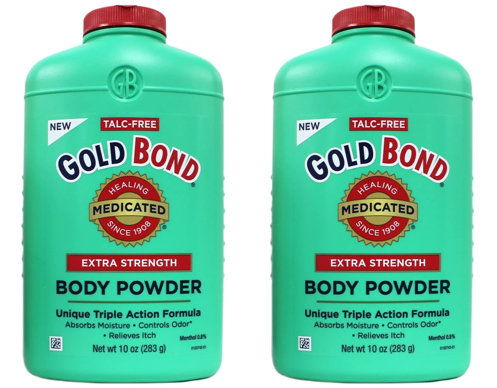 of Body Bond oz Powder 10 Strength Medicated (Pack 2) Gold Extra