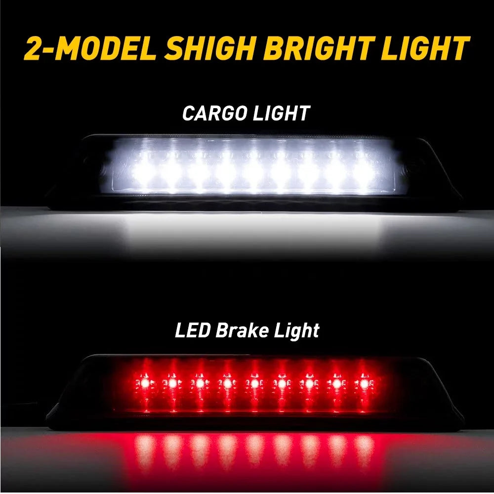 Power Saving, IP67 Waterproof F150, The 3rd Light 2009-2014 Light/Rear For Brake Cargo Ford Smoked