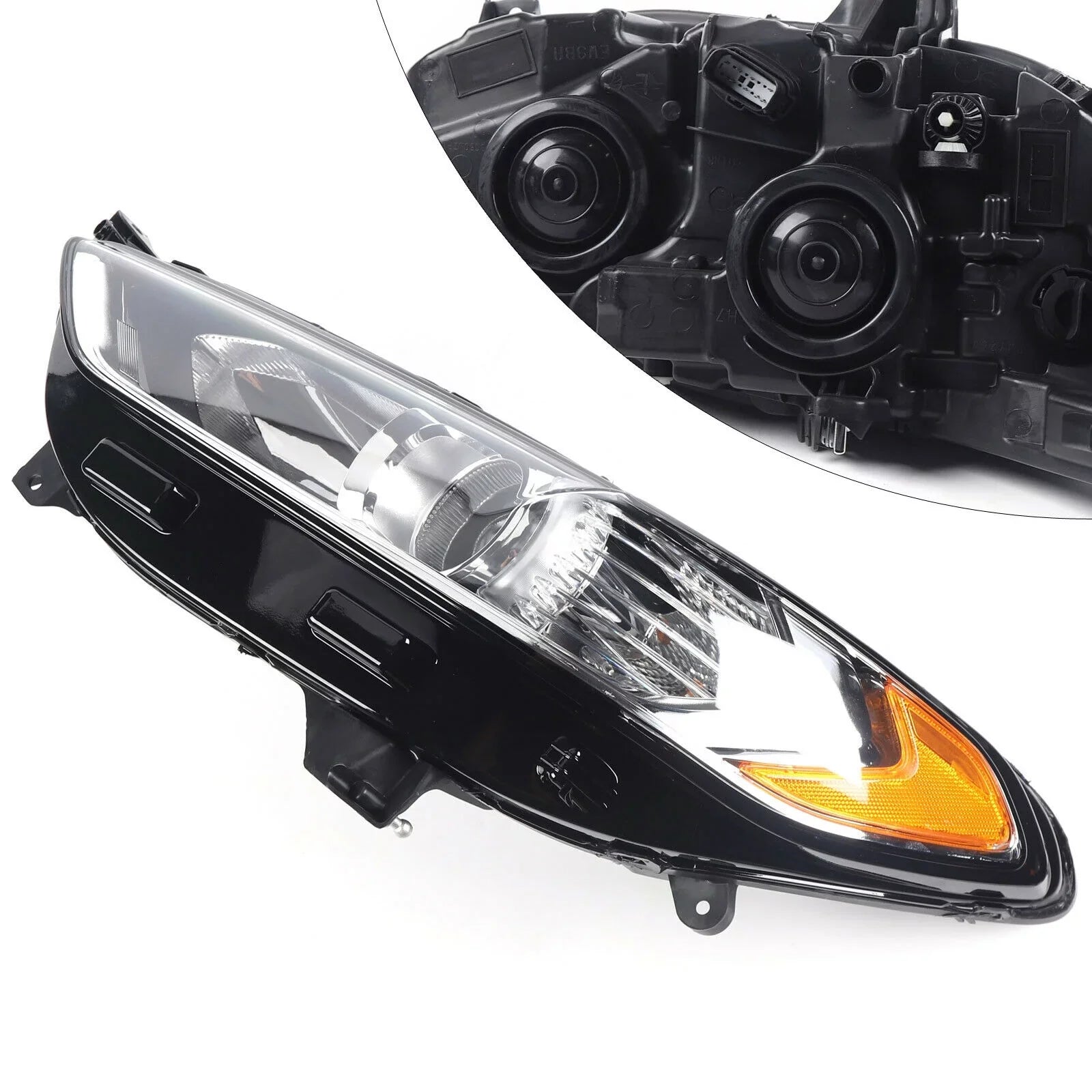 Halogen Light Left Lamp 2013-2016 Headlight LH Side Fusion Driver Assembly For Side Headlamp Driver Headlight Ford