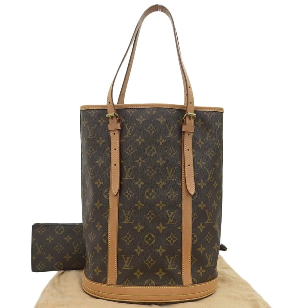 M42236 Bag VUITTON Tote Monogram GM LOUIS Bucket Type Pre-Owned (Good)