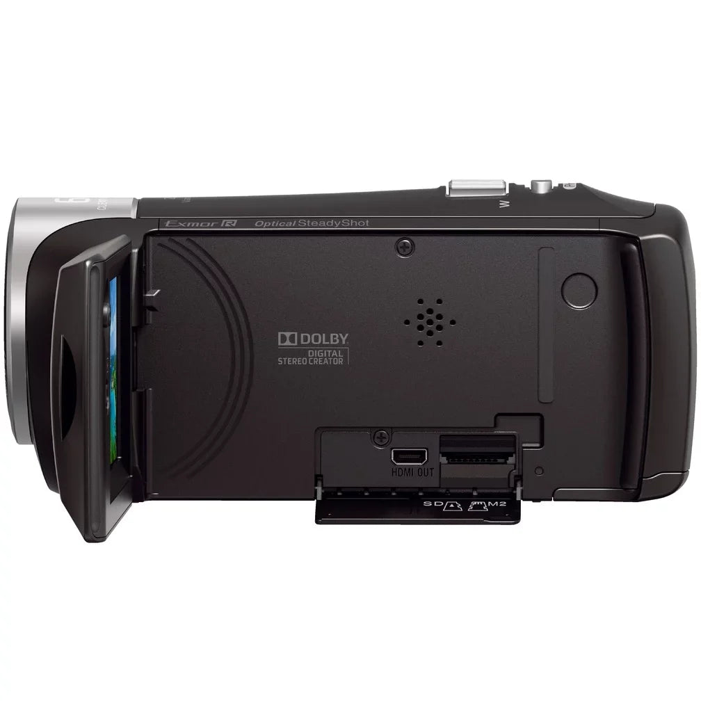and HDMI More Recording Micro SD Video HD Cable Charger Card Battery with HDRCX405 Sony High Memory Spare Camcorder Bundle Handycam Speed