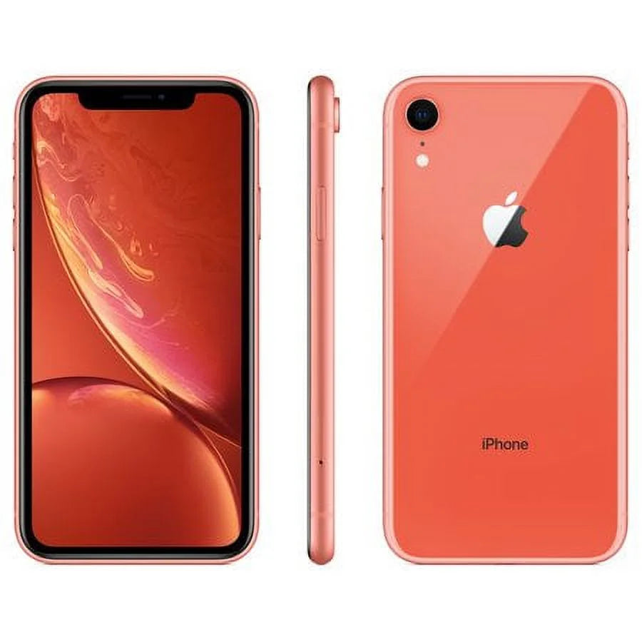 Blue (Refurbished) Apple 64GB iPhone XR Restored Unlocked
