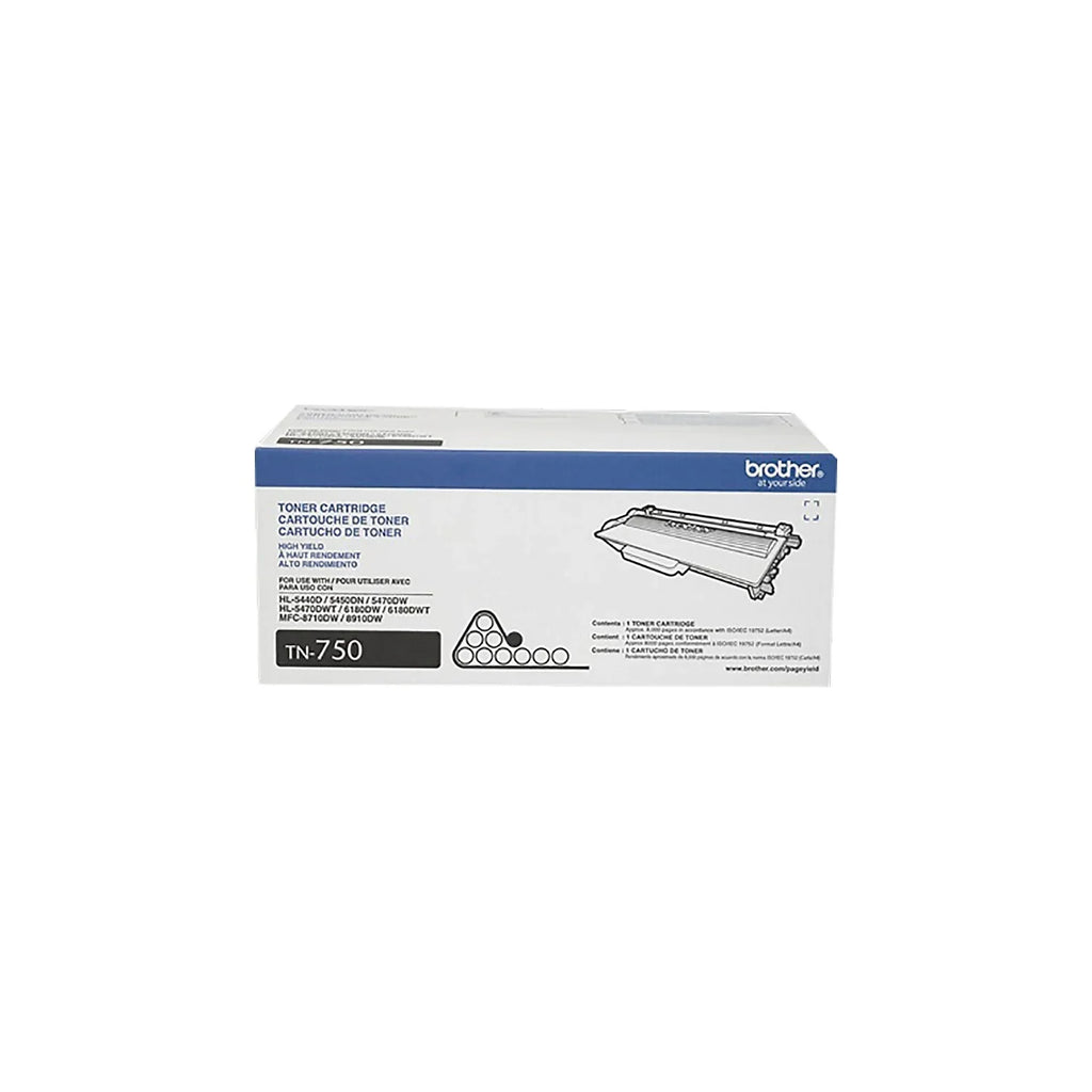 High-yield Printer TN7502PK Genuine Cartridge, Toner Brother Black