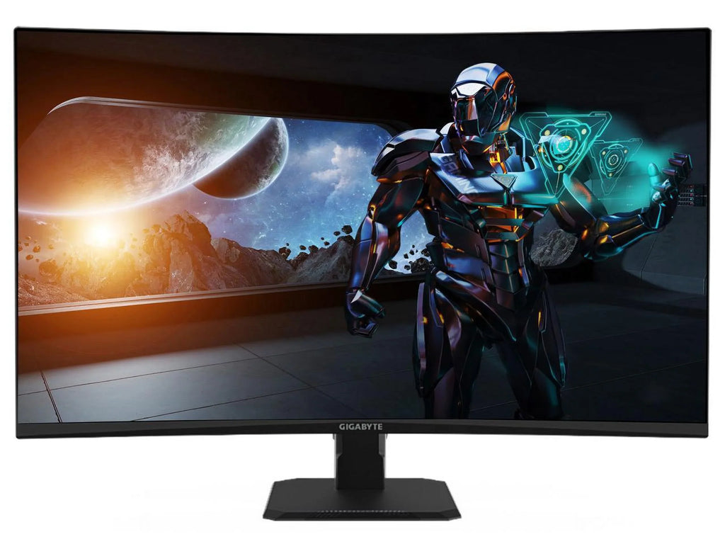 2560x1440 VA Ready, 1ms Curved GIGABYTE 1440P Time, Display, (MPRT) 1.4, GS32QC 2.0 1x 1500R Gaming HDR Response 2x Port 31.5" Monitor, 165Hz Display HDMI
