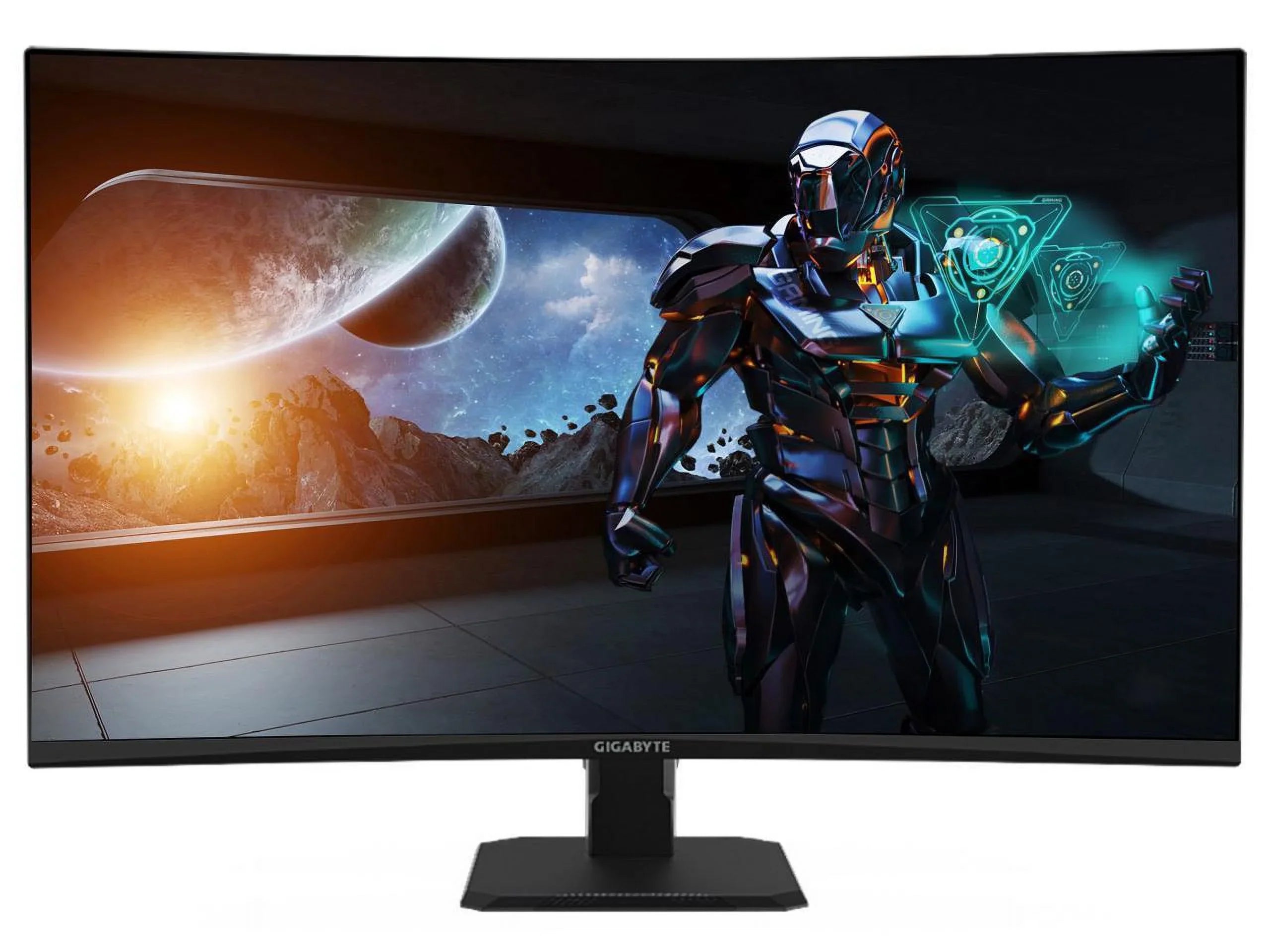 2560x1440 VA Ready, 1ms Curved GIGABYTE 1440P Time, Display, (MPRT) 1.4, GS32QC 2.0 1x 1500R Gaming HDR Response 2x Port 31.5" Monitor, 165Hz Display HDMI