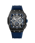 Watch Strap Hardy Ed Navy/Silver Singles Analog Silicone Men's