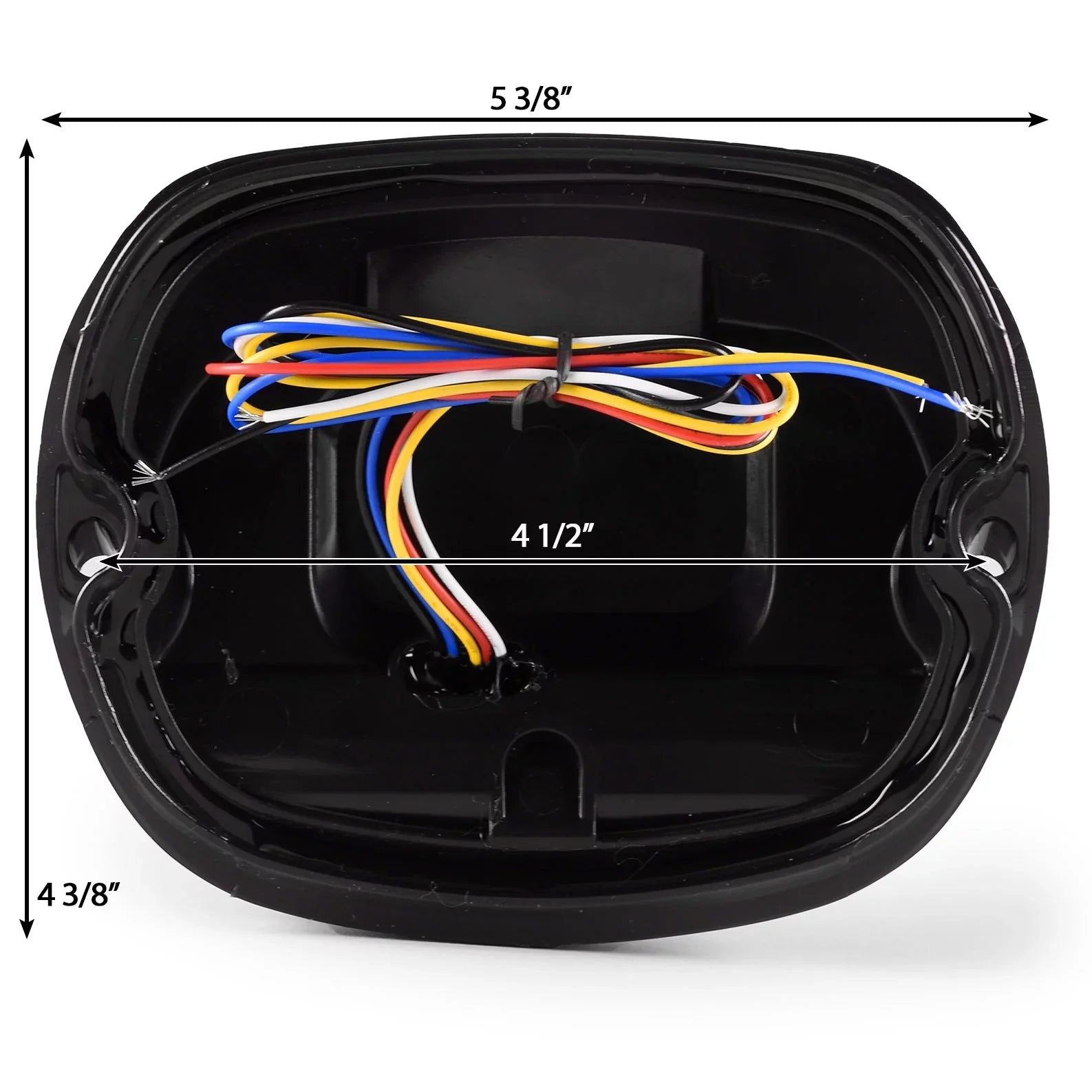Classic Turn Fits - Glide Electra Light Tail CVO Headlights Light Smoke Round Krator Running Signals Harley 2006-2013 FLHTCUSE Most with 6-1/4" Profile Ultra Davidson Low Compatible Brake Light LED