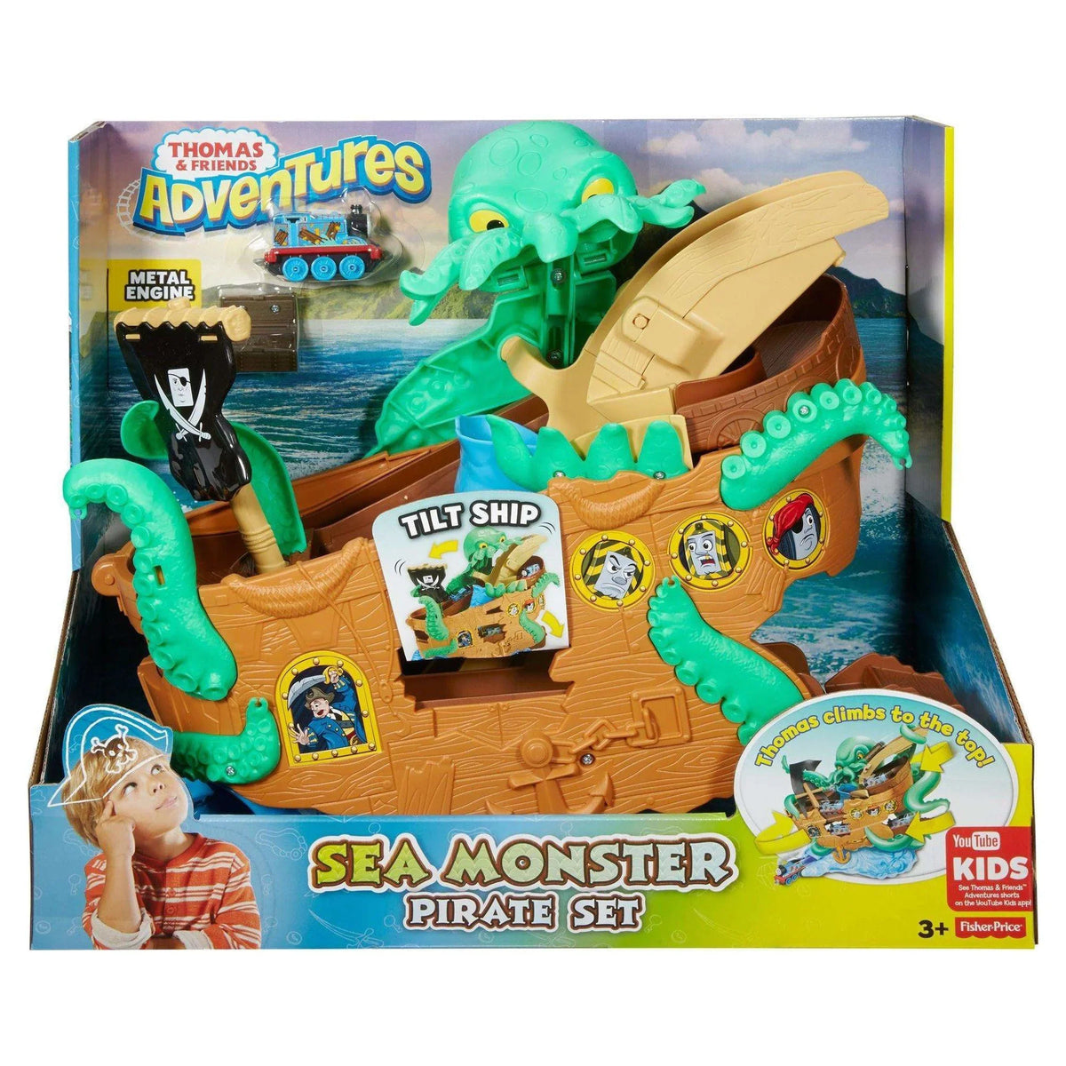 Pirate Friends Adventures Monster Playset & Thomas Sea