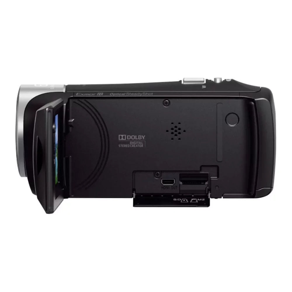 Two Camcorder and Sony Handycam Bundle HDR-CX405 32GB Cards Battery with Li-ion