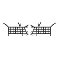Net Teledu Mesh Side 2x Door Restraint Cargo 21+2 Protective Rear Trunk