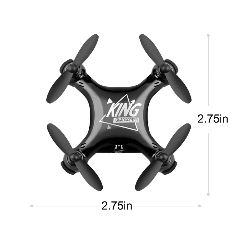 Kids,RC Drones K01 for RC Batteries,Headless Landing Camera With Gift Toys 2pcs Drone Quadcopter Foldable Mini Click Aircraft for Take-off One and Suitable HD and Beginners