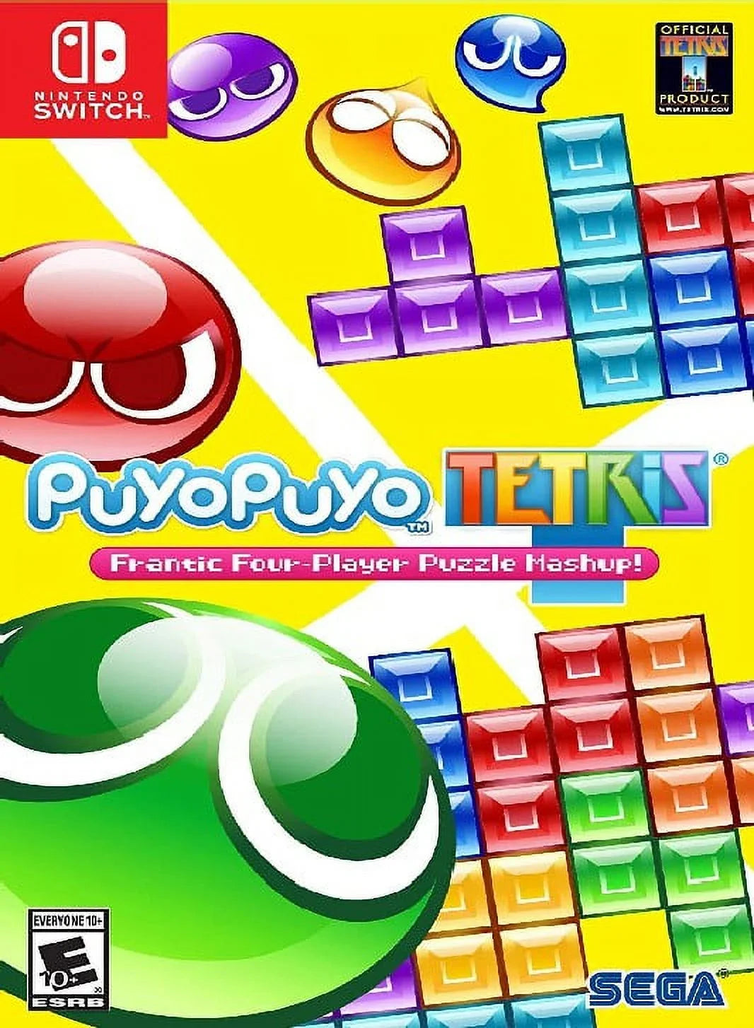 Switch, Puzzle (Nintendo Puyo Tetris Puyo Game 2017) (Refurbished) Restored