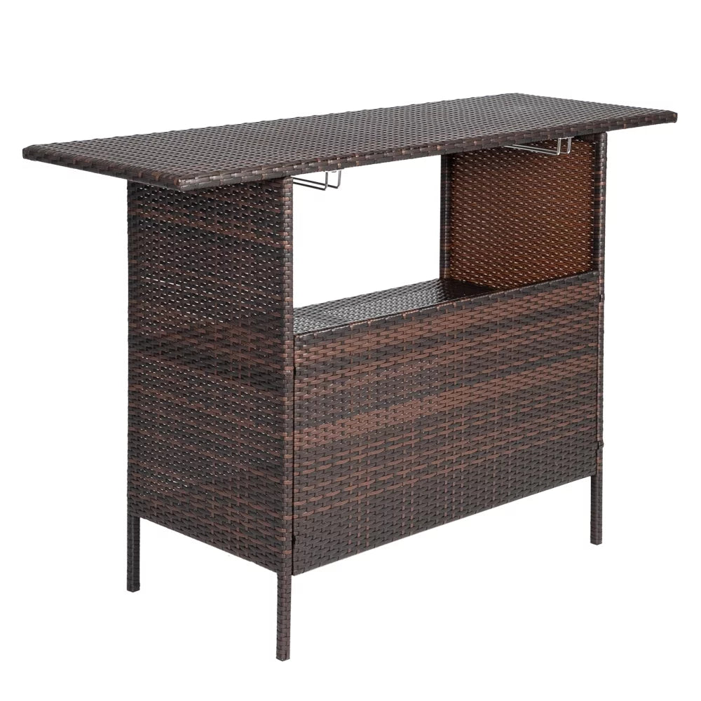 Beautiful And Table Bar Gradient Stylish Modern Brown