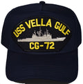 BLUE USS Business CG-72 GULF HAT Veteran VELLA SHIP Owned NAVY - -