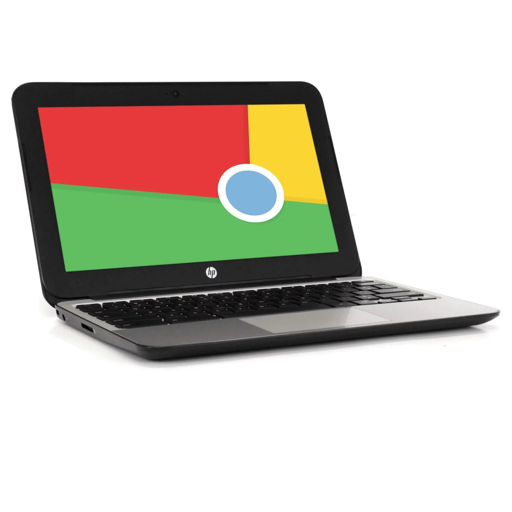 (USED 16GB Chromebook 11 Drive, HP 11" Chrome, 2.16 DDR3 Screen RAM, 2GB G4, B) Intel GHz SSD Celeron, Grade Hard