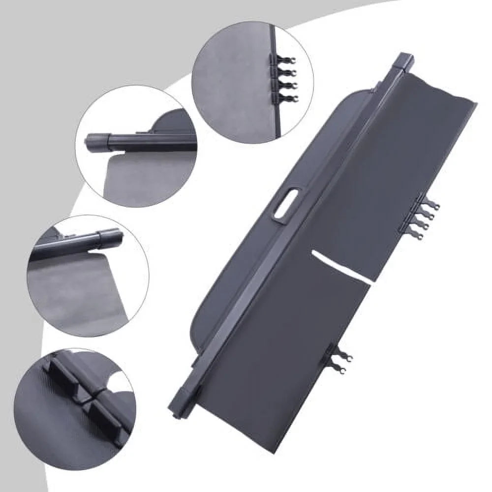 2019-2021 Cherokee For Shade Jeep Security Tonneau Cargo Cover Retractable Trunk