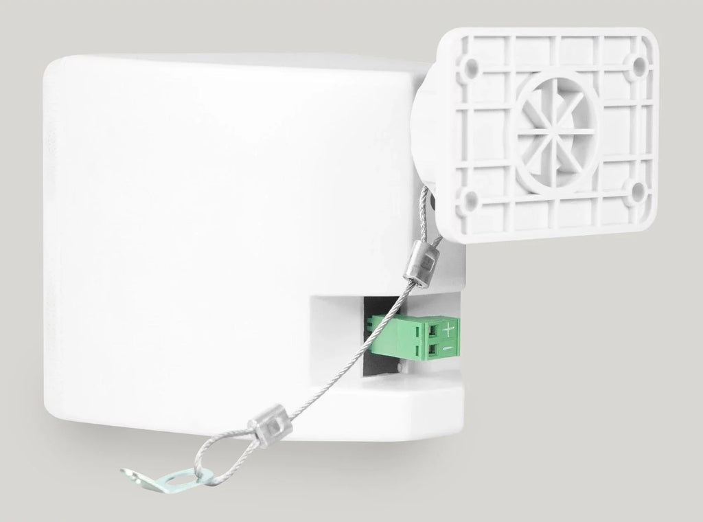 Kit Rockville Wall RPA40BT Speakers 4-Room White Audio Home Cube Receiver+(8)