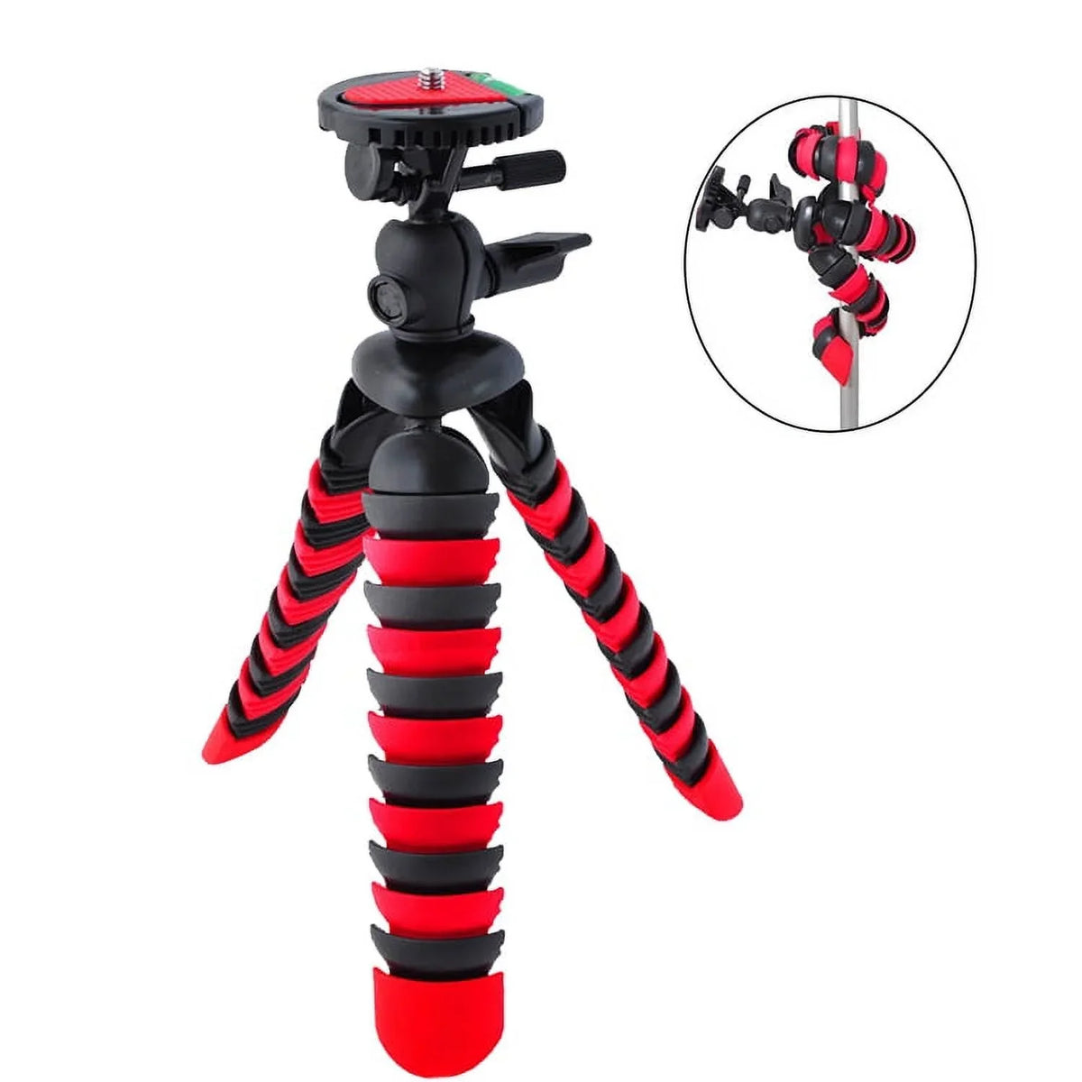 TG-7 SYSTEM - Kit Camera + Case Olympus Tough OM 64GB Digital Tripod (Red) +