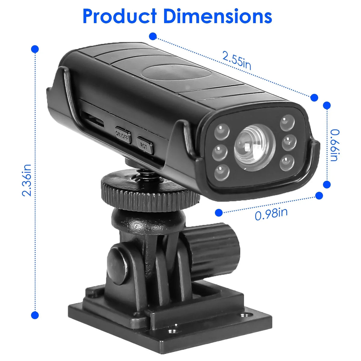 Backup Trailer Camera iMounTEK Built-in Trucks Adhesive Car Night RVs Camera with Wireless Camper Battery Vision Rear Base Waterproof Camera for