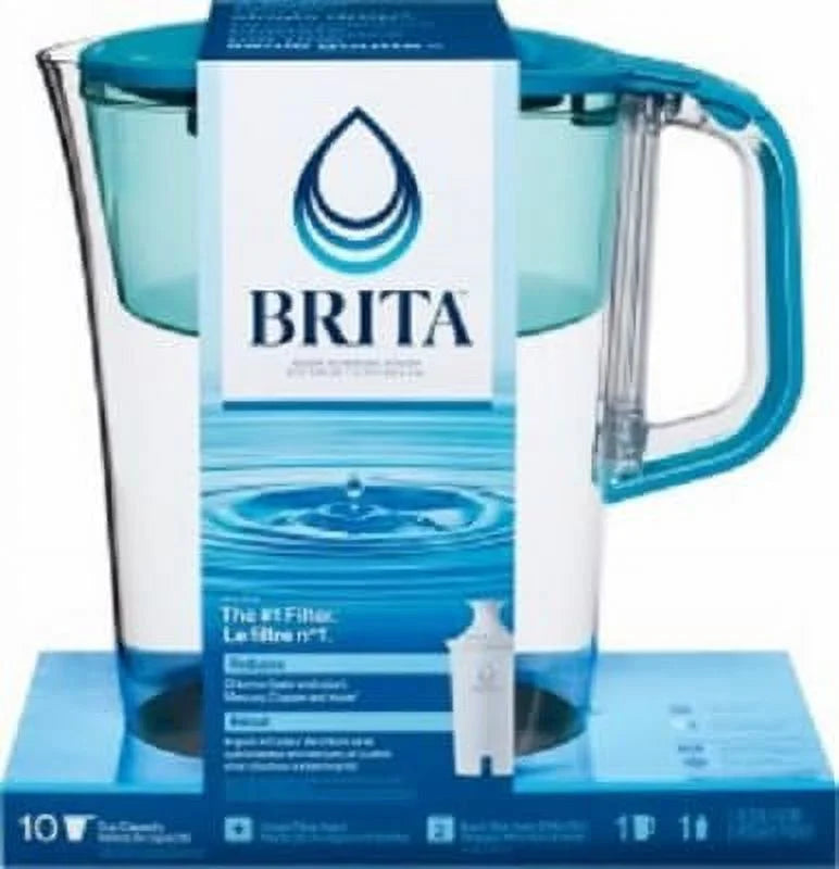 Water Filter 2 Pitcher Filter, Quantity Capacity + Cup 50686 - 10 Brita