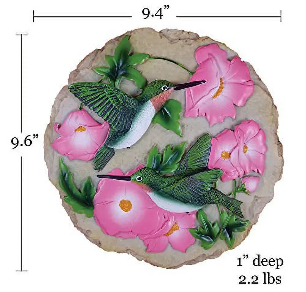 13094 STEPPING SPOONTIQUES HUMMINGBIRD STONE