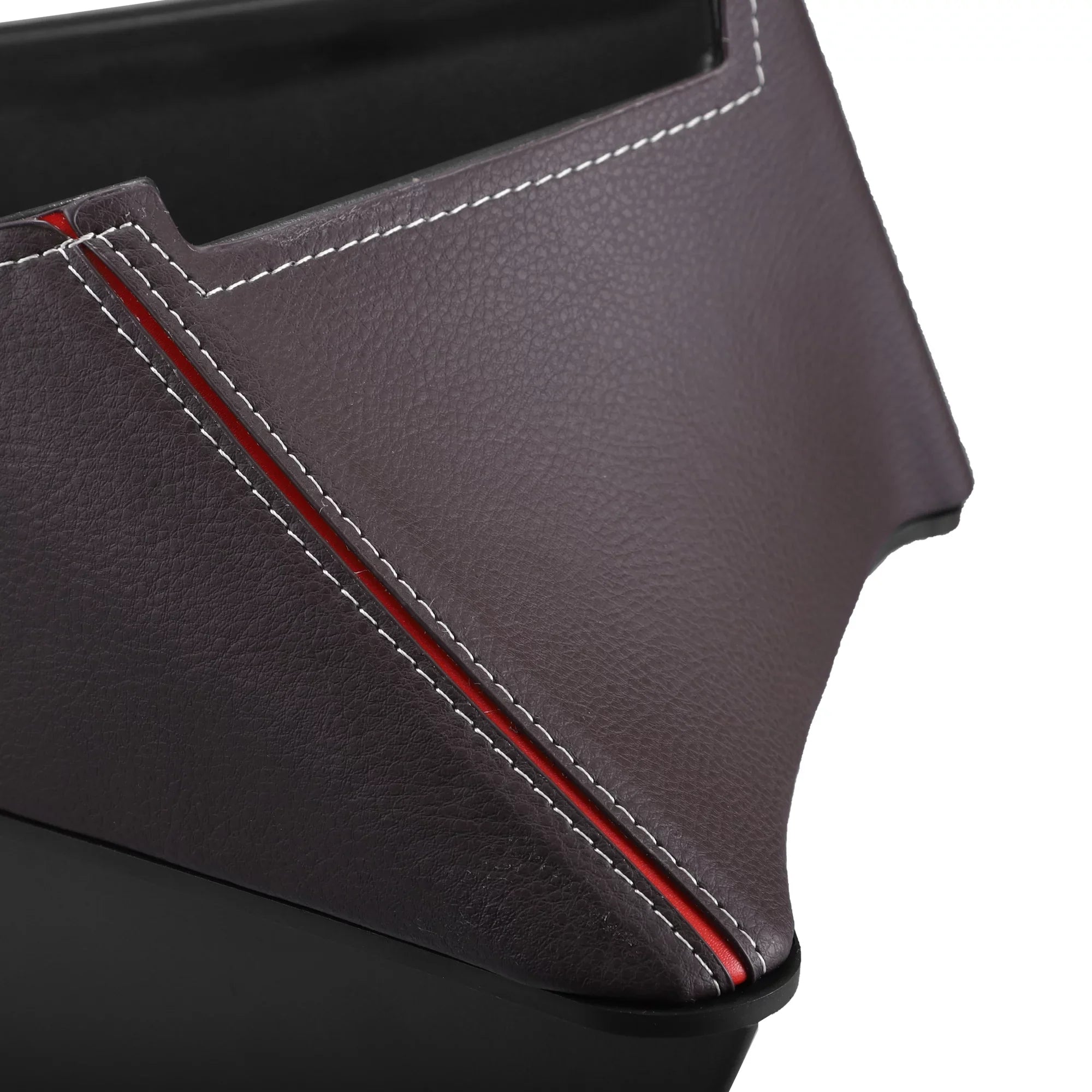 Side Armrest ABS Storage Brown F48 BMW F47 Box Car Container Red Organizer for for X1 Center Tray BMW X2