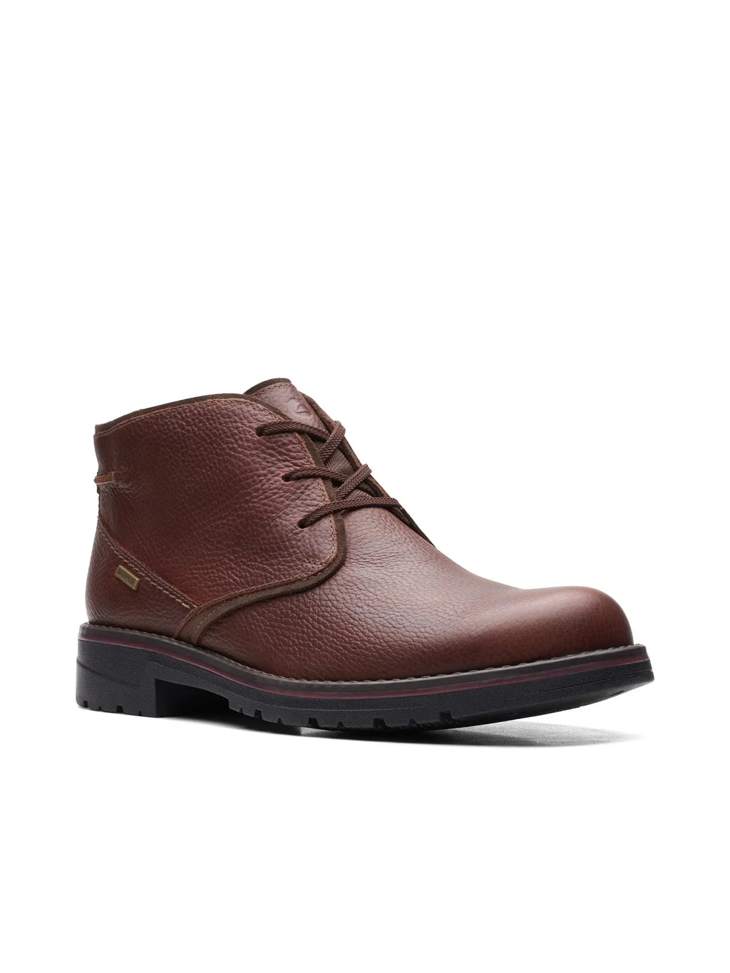 Brown Peak Chukka Padded M Insole Mens Lace-Up Resistant Toe 13 Round Block BY Morris COLLECTION Boots Water CLARKS Heel Removable