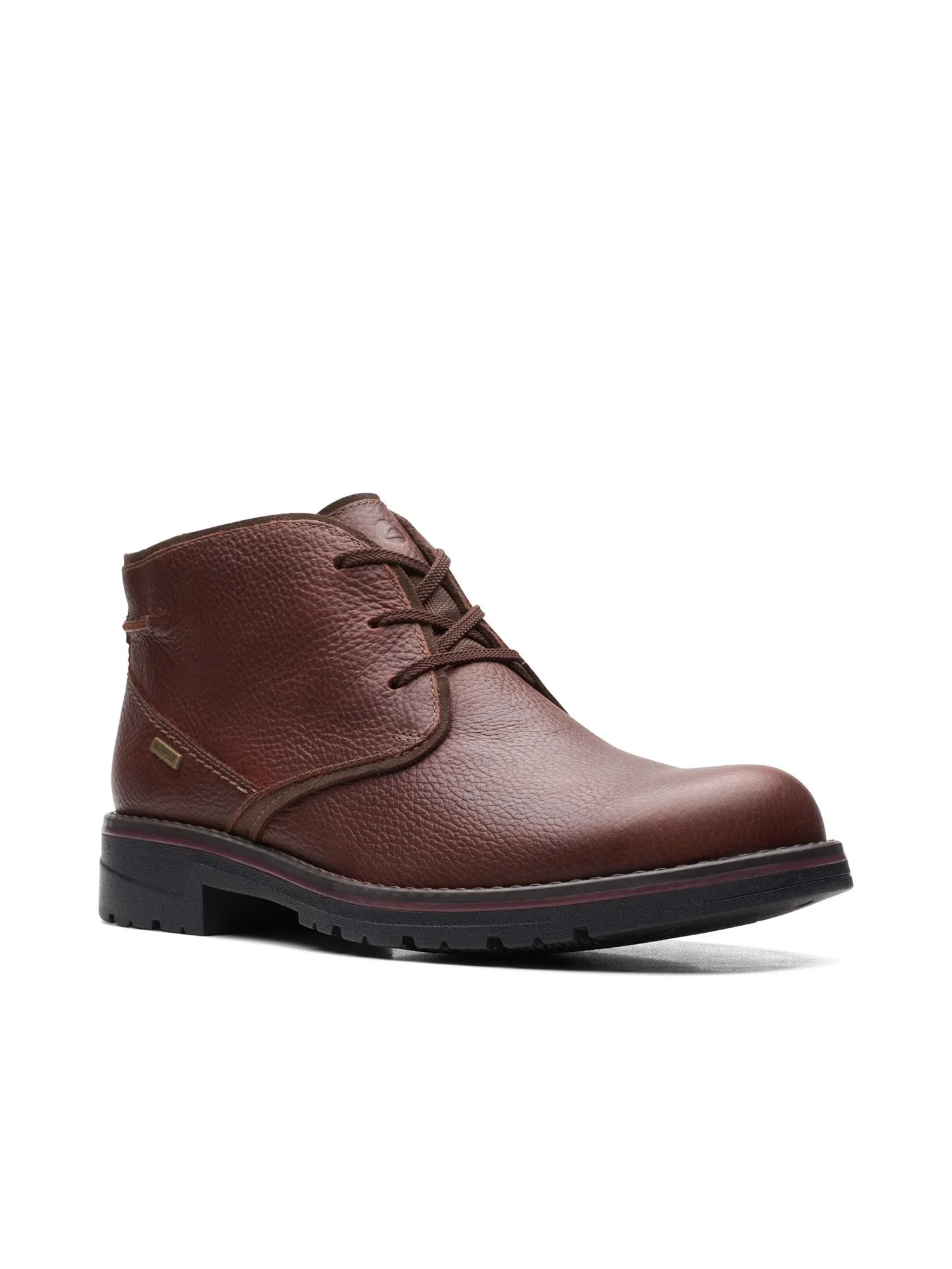 Brown Peak Chukka Padded M Insole Mens Lace-Up Resistant Toe 13 Round Block BY Morris COLLECTION Boots Water CLARKS Heel Removable