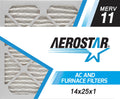Aerostar 11, 14x25x1, 4 Air MERV Box Filter, 14x25x1 of