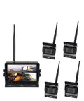 Camera Wireless Truck, Channel) AHD 7” BOYO VTC703AHD-Q4 with and for Vehicle Van Car, : System Monitor SUV and Camera (4 Backup Backup