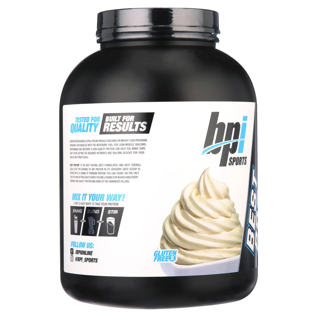 Best Swirl, Vanilla BPI Servings 72 Sports Protein Protein