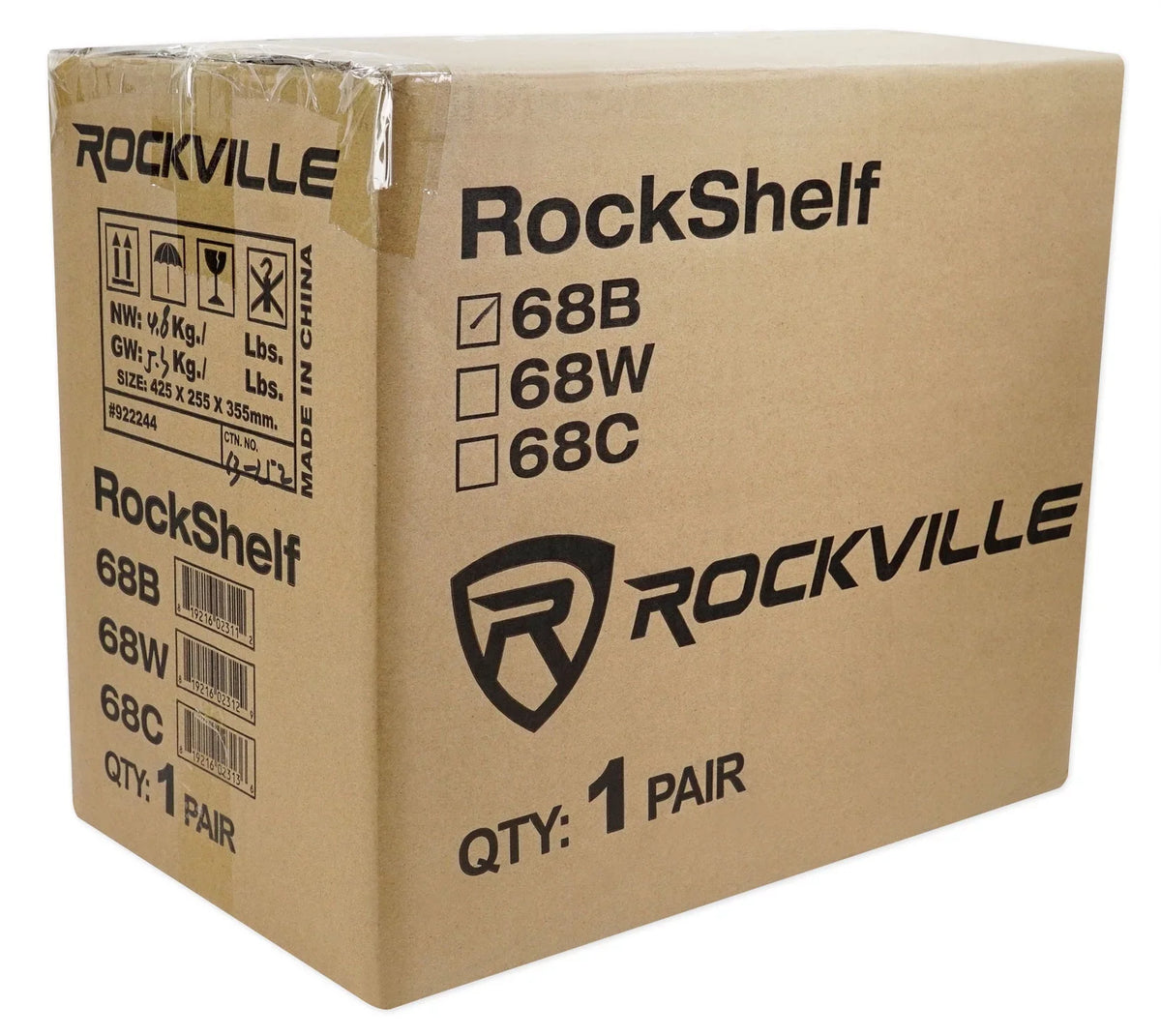 Bookshelf 150 Speakers+Stands Bluetooth+(4) Amplifier Rockville w/ BLUAMP 6.5"