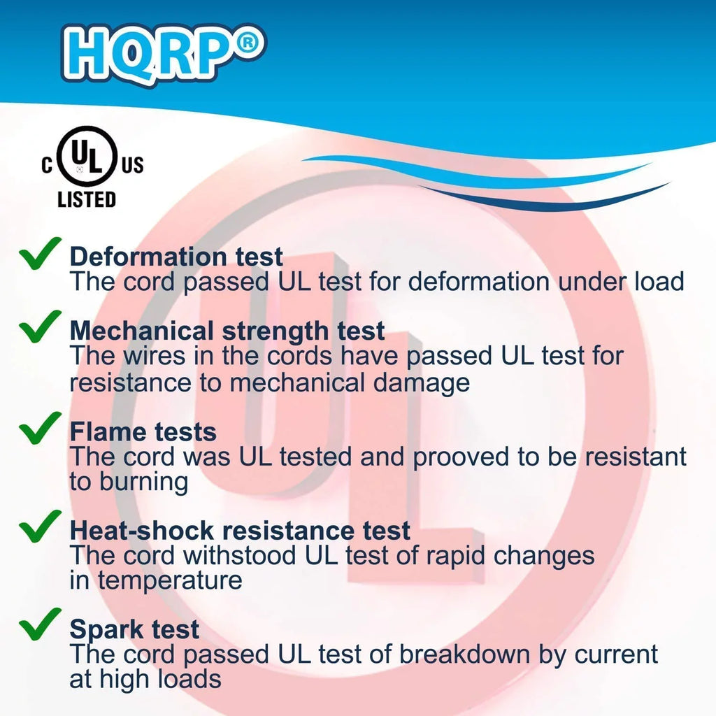 DC65 Vacuum Cable 65 Upright Animal, Cord Mains HQRP DC65 AC Floor Power Dyson DC-65 for DC Cleaner Multi