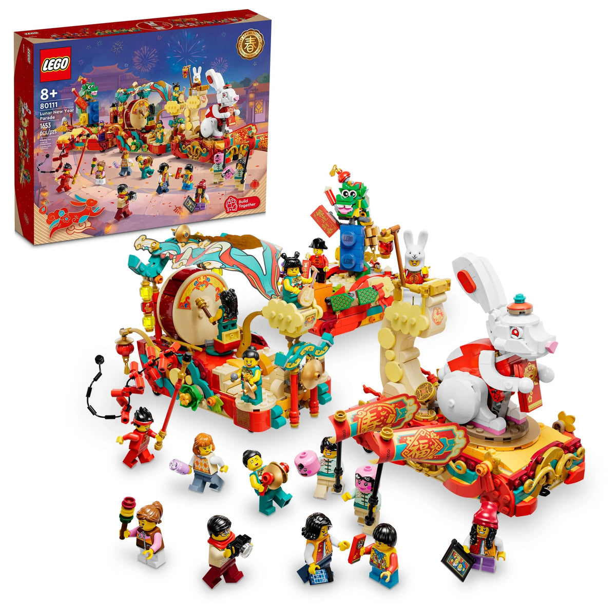Building Parade Toy Set Lunar LEGO Pieces) Year (1,653 New 80111