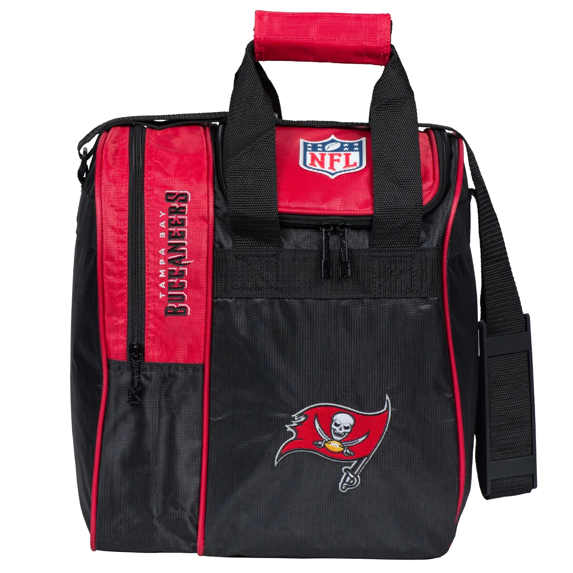 Single Bag with Buccaneers Tote Ball Shoe Bowling Tampa Bay Compartment