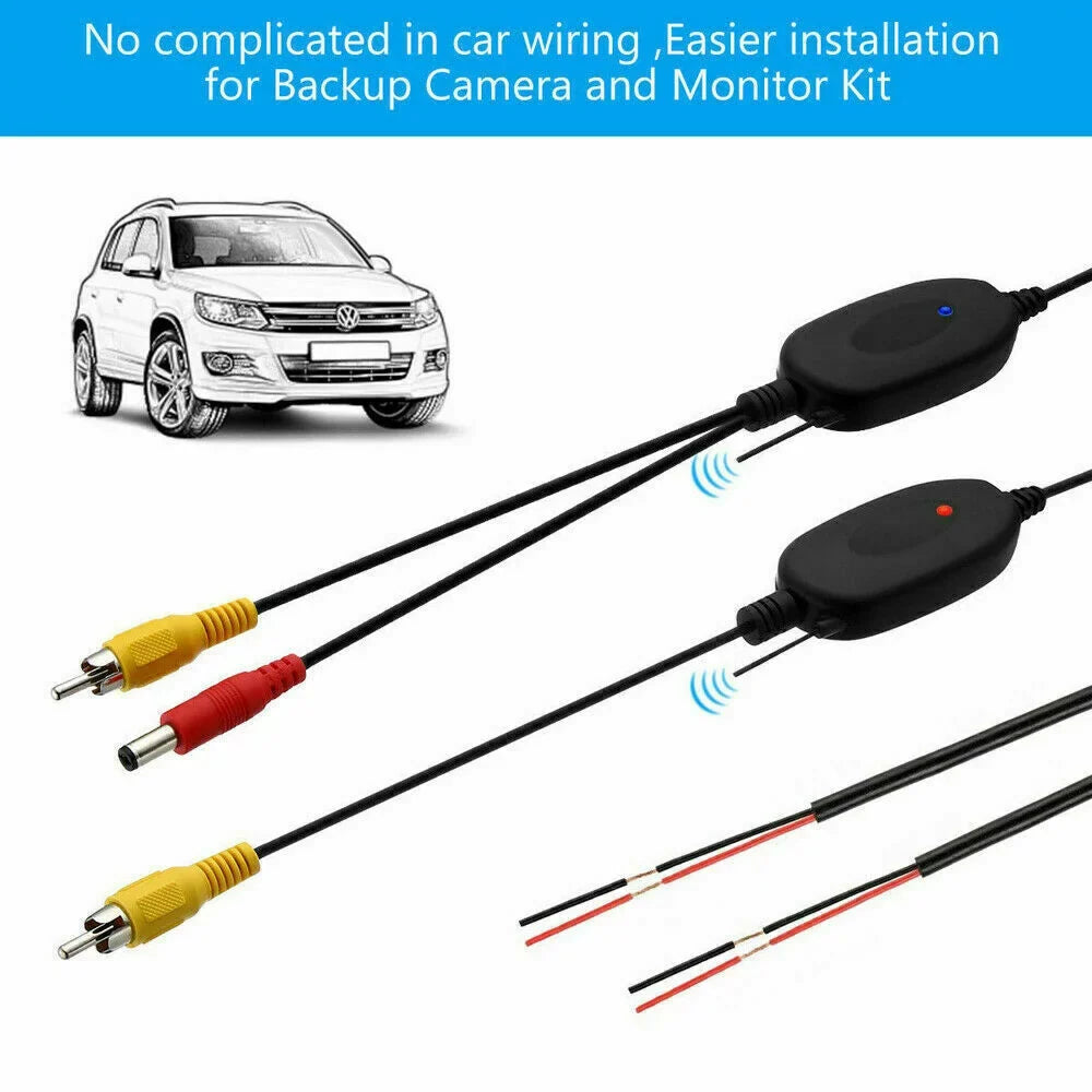 View Backup System Reverse Kit Monitor Camera for with 5'' Wireless System Rear Car/Truck/Van/Pickup/Camper