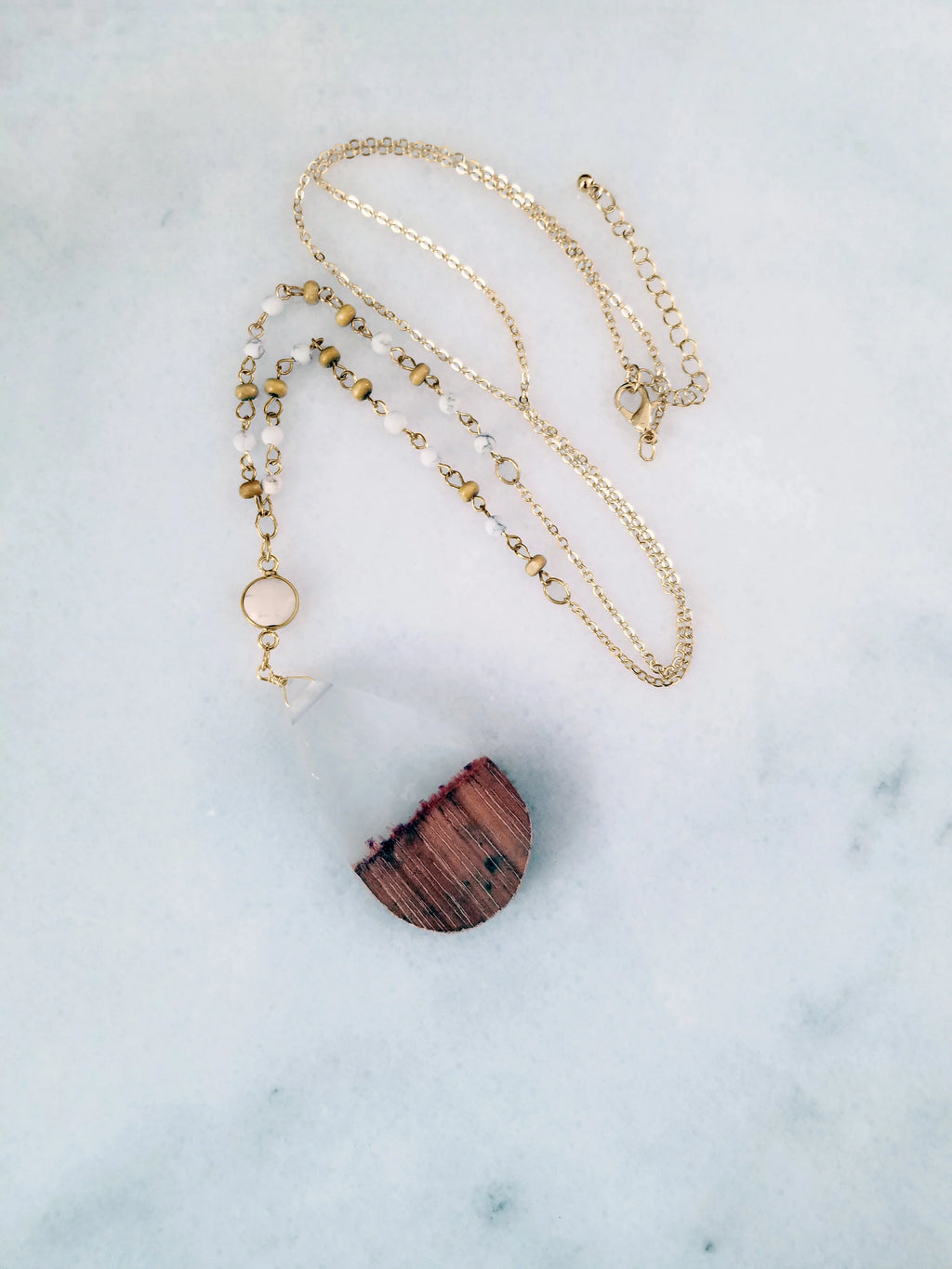 Chain Boutique for Wood Beaded Clear Inc Anniversary | Tenes Box Wood Pendant Resin Women, Necklace Blue Gift