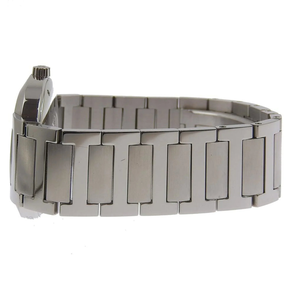 Dial Analog Men's Made Display Hermes Swiss Silver Nomad (Fair) Quartz NO1.710 Stainless White Pre-Owned Steel Watch