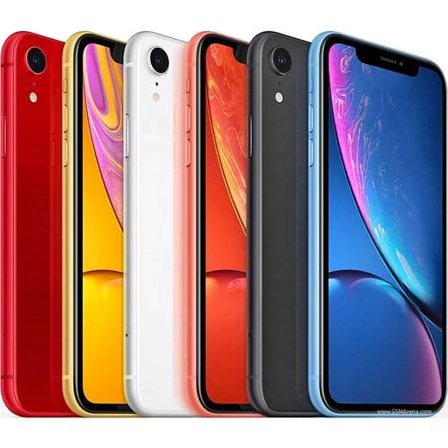 Blue (Refurbished) Apple 64GB iPhone XR Restored Unlocked