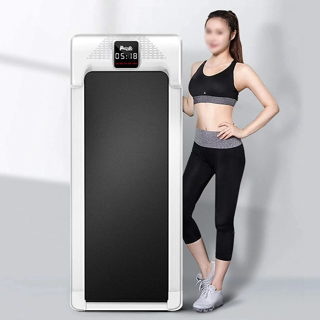 for Loyalheartdy 0.65HP LED Office Under Display LED Running Machine Treadmill Jogging 1-6km/H Portable Desk with Pad Home Walking Electric