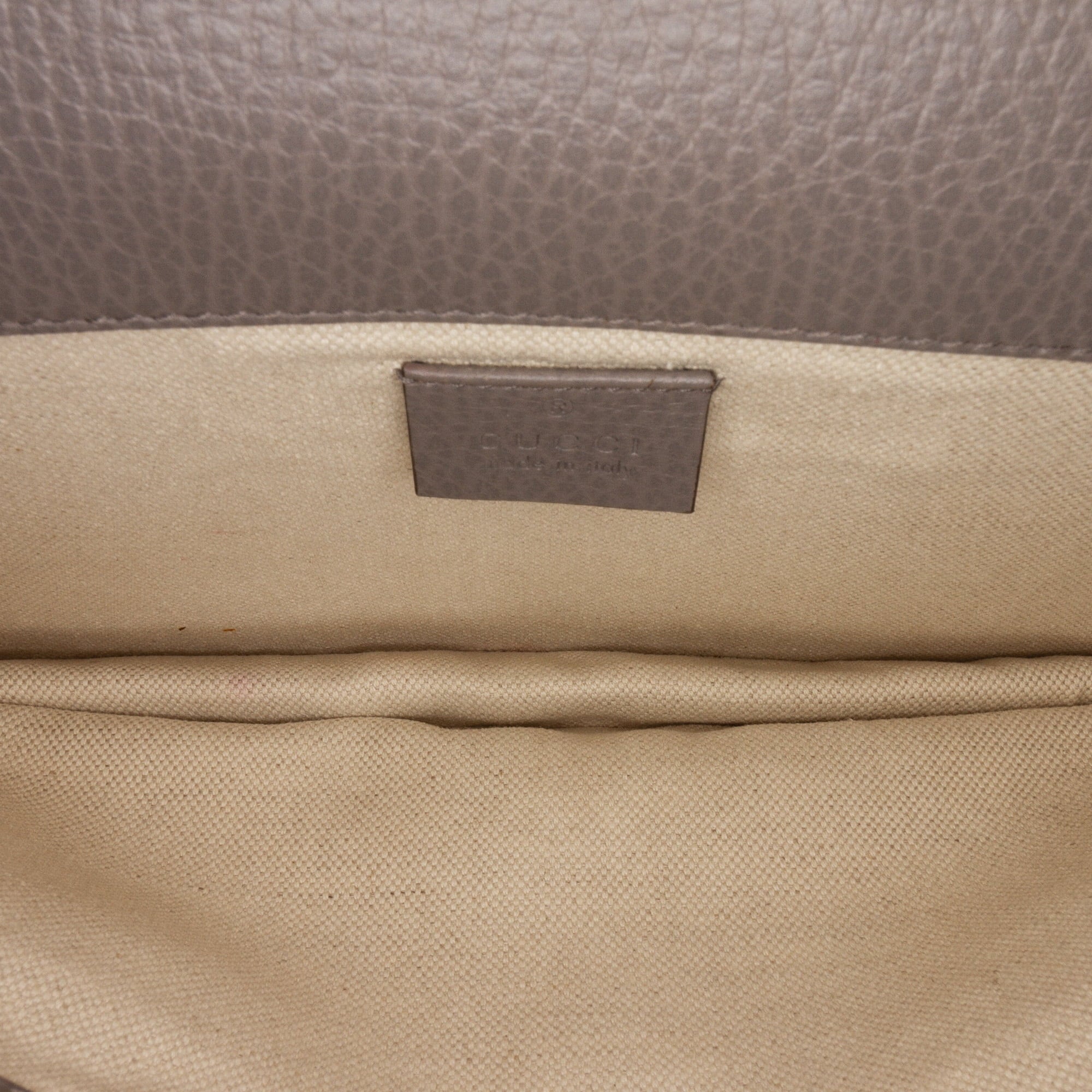 Unisex Pre-Owned Gray Dionysus Authenticated Bag (Good) Leather Small Shoulder Gucci Calf