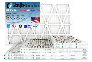 Made MERV - 13x18x1 (Actual inch) x Glasfloss -Qty:12 Size: 12.5 10 - - USA Filter Air Furnace 17.5x7/8 in