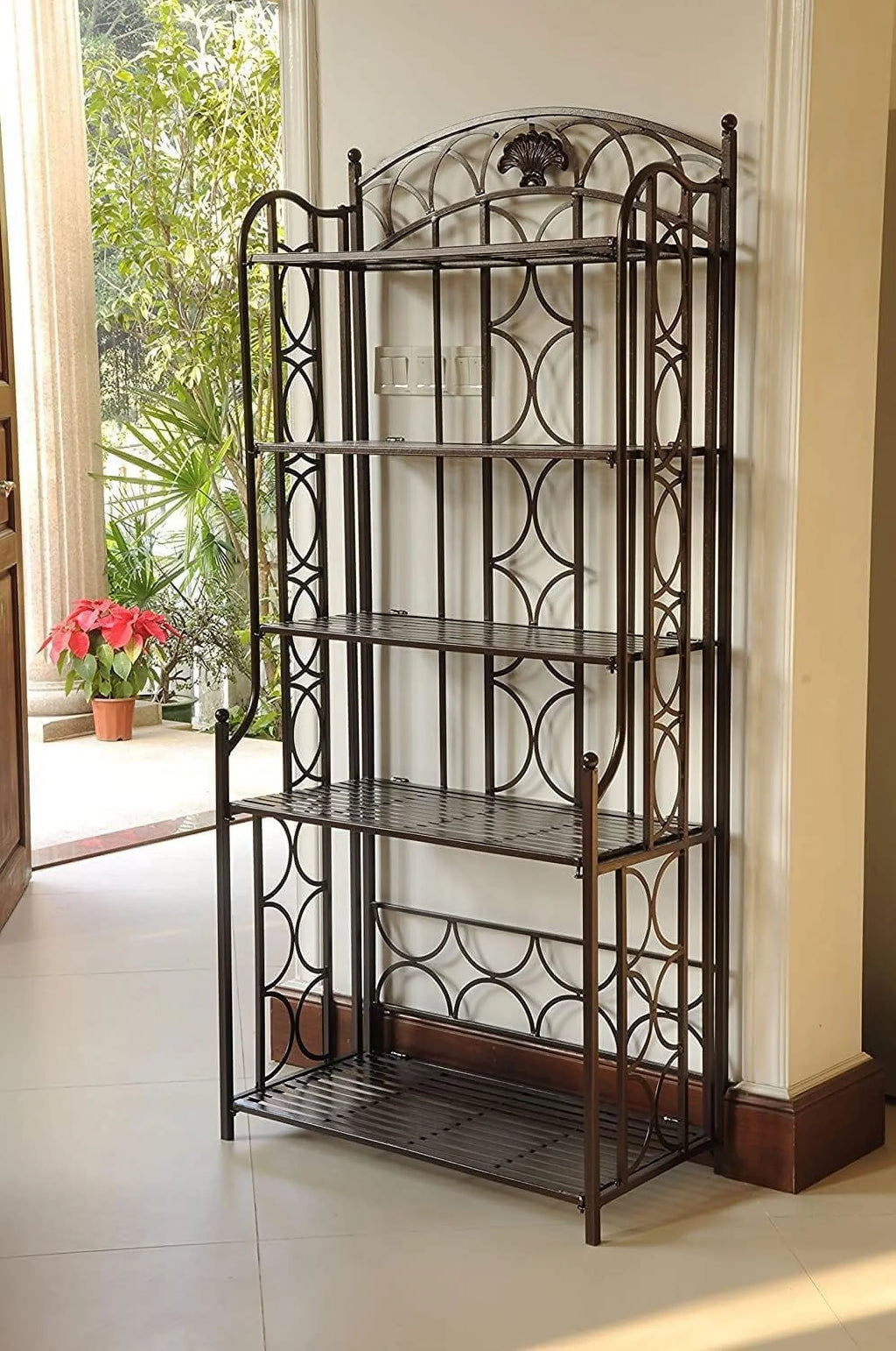 Cooling Pantry Good Indoor/Outdoor Allows W Iron 4" Dining Goods, Space-Efficient D X 32" Kitchen, Ventilation, Bakers Or For Rack 70" Area X Baked For