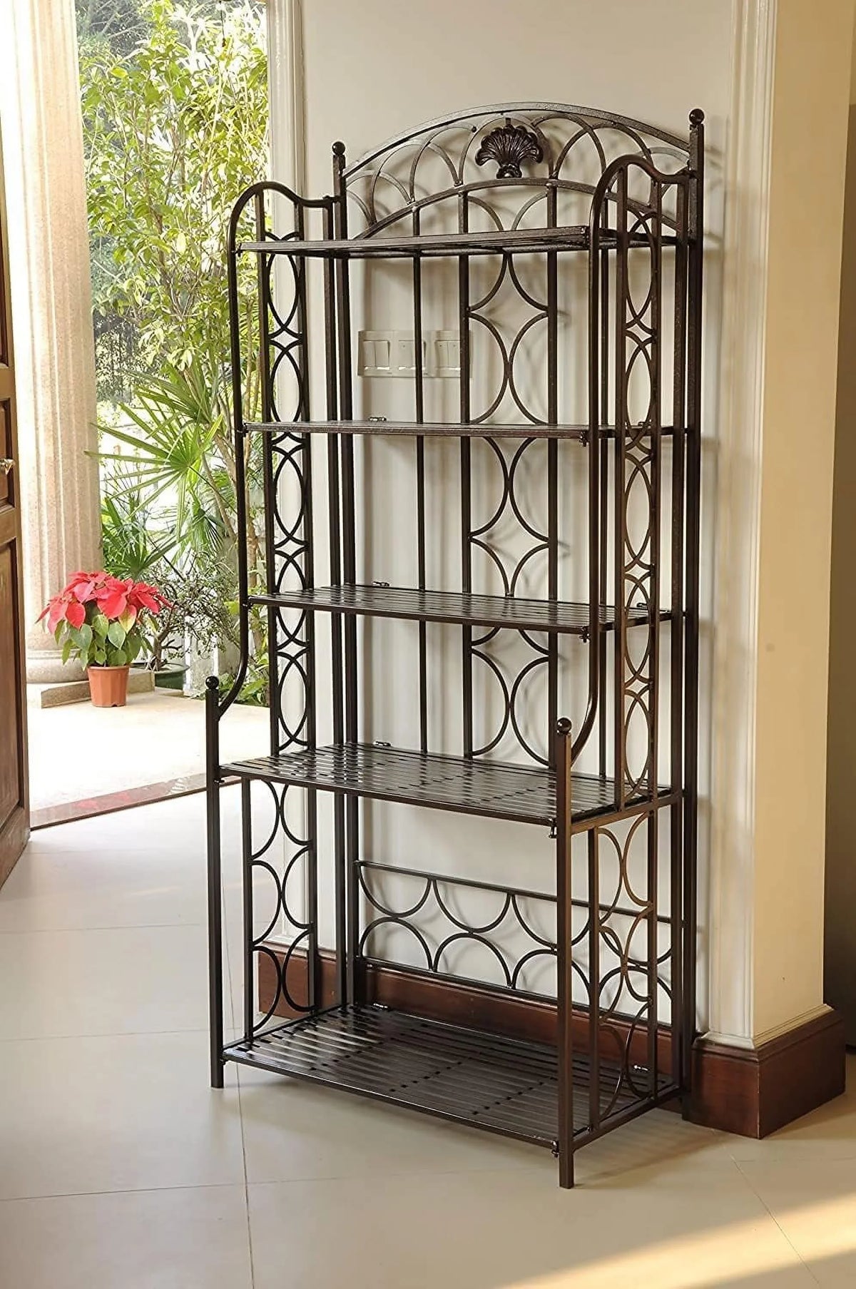 Cooling Pantry Good Indoor/Outdoor Allows W Iron 4" Dining Goods, Space-Efficient D X 32" Kitchen, Ventilation, Bakers Or For Rack 70" Area X Baked For