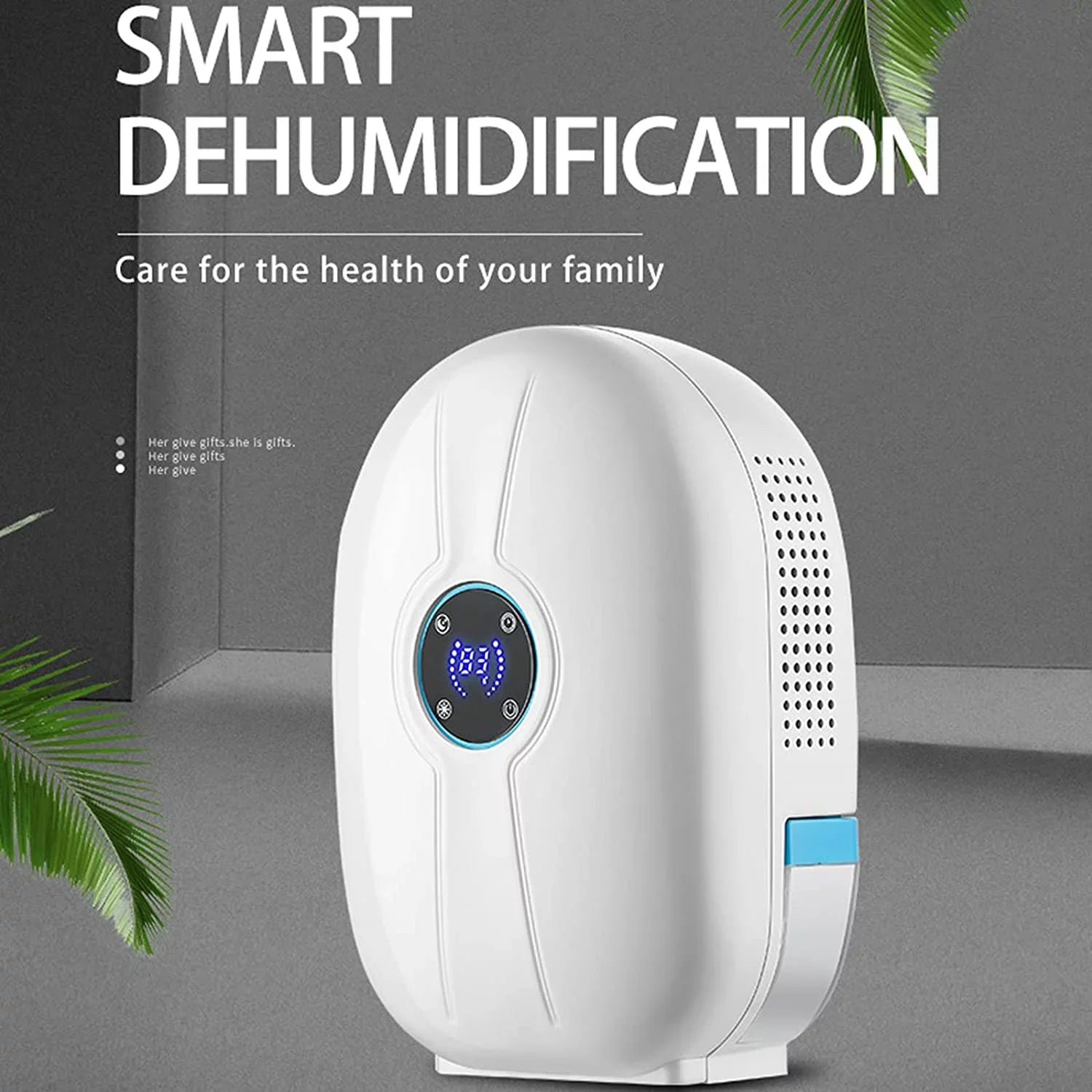 500ml Dryer Oukaning Portable Machine Mini Bedroom Air 22W Basement Home Dehumidifier