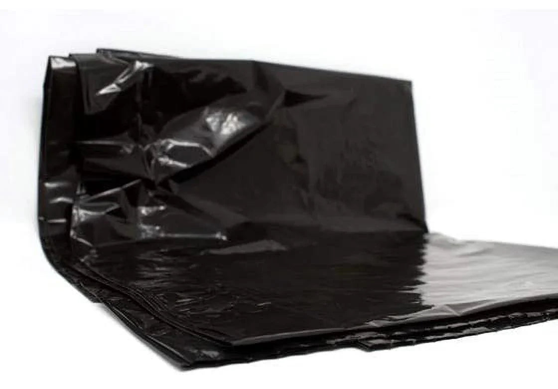 249/ROLL - , Black Plastic bags garment on 72"H super weight NAHANCO roll, a