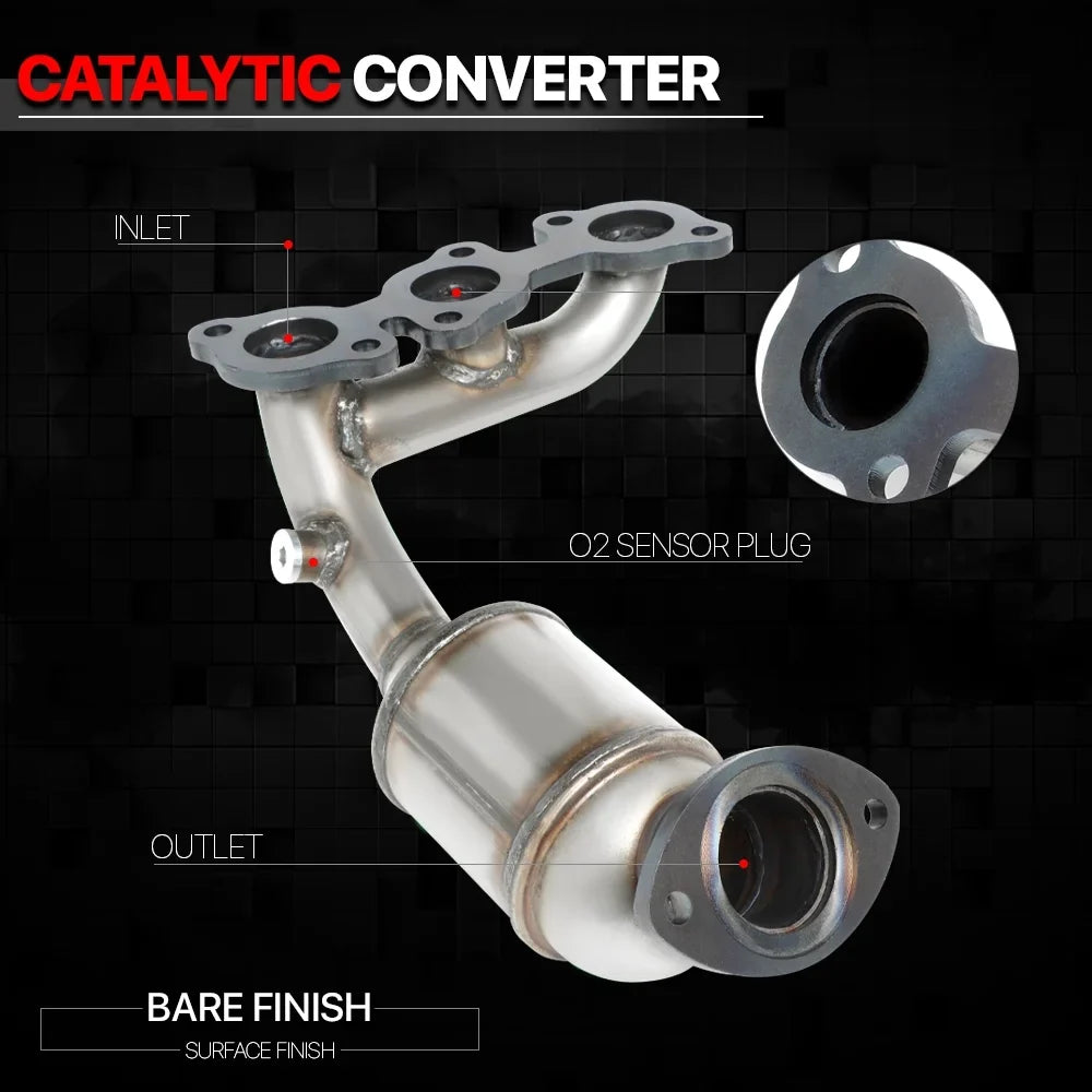 Exhaust Catalytic 06 05 Left Converter for Manifold Highlander/Sienna/EX330 04-07 AWD