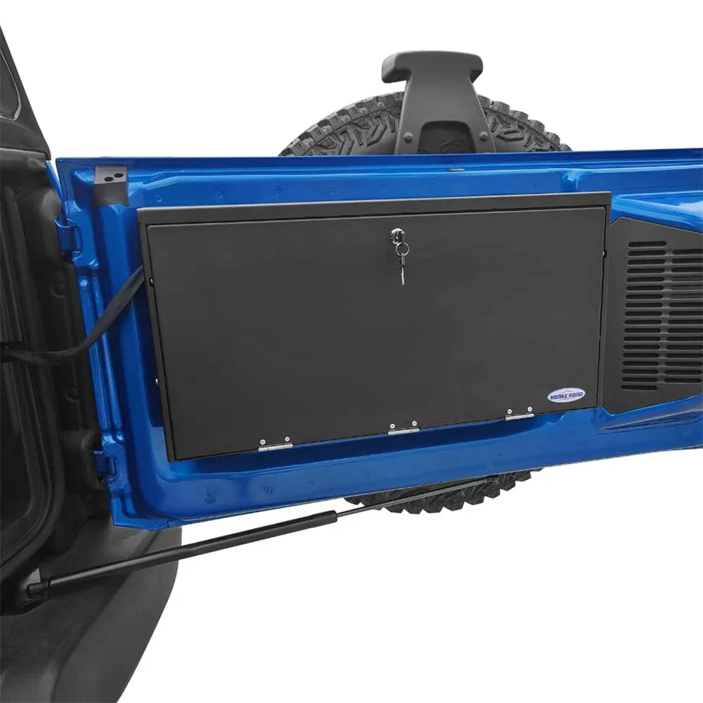 Road Hooke Bronco Box Ford Storage Folding Fit Table Tailgate Lockable Steel 2021-2023 Black